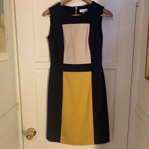 Calvin Klein stretch sheath dress